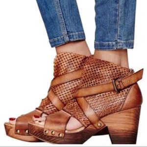 Free People Rendering Clogs Boots Shoes Size 37